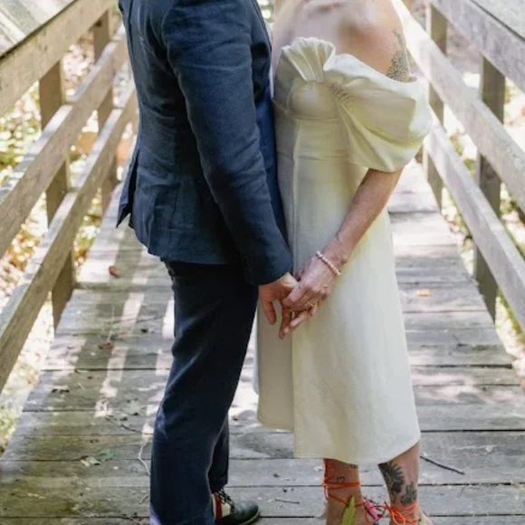 Cult Gaia Muna Dress Off-White Size 4 - Picture 7 of 11